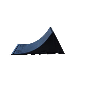 Cale blocare roti plastic sarcina 750kg - Cala blocare roata plastic 223x89x92mm cu suport de fixare si sarcina pe roata 750kg