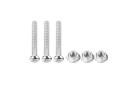 Șuruburi prindere priză Blyss 15343533 | inox | pentru prize 7/13 pini