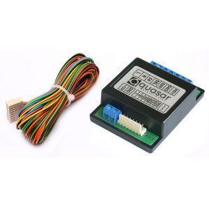 Kit de cablare quasar priza 7/13pini tensiune 10-18v controlul luminii de marsarier a remorcii - Kit de cablare Quasar 10R-04 3694 priza 7/13 pini marca QUASAR tensiune 10-18V