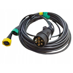 Cablu electric fristom 5m stecher 7 pini 12v - Cablaj electric 5m cu stecher cu 7 pini  marca FristomLungime (m): 5Lungime cablu auxiliar (m): 4Tensiune: 12V