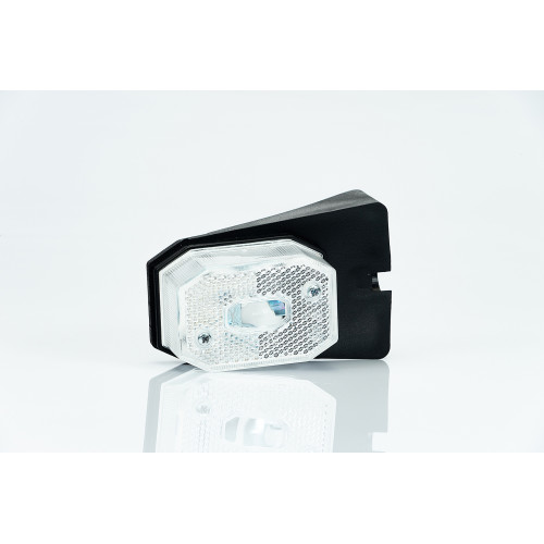 Lampa gabarit bec incandescent 65x44x23mm alba marca aspock - Lampa gabarit  dreptunghiulara fara suport de fixare 12V / 24V bec incandescent lumina alba flash simplu coeficient impermeabilitate IP68