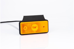 RS-289917 Fristom MD-013 Z+K LED - lampa gabarit led 118x72x30mm galbena cu suport de fixare marca fristom