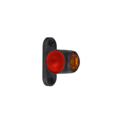Lampa gabarit bec incandescent 64x100x55mm alba, rosie, galbena cu suport de fixare marca horpol - Lampa gabarit  patrata cu suport de fixare 12V / 24V bec incandescent lumina alba, rosie, galbena flash simplu da, 0.5m cablu inclus