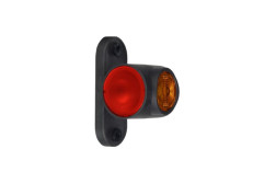 RS-359361 Horpol SJ LD 2040 - lampa gabarit bec incandescent 64x100x55mm alba, rosie, galbena cu suport de fixare marca horpol