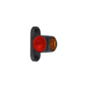 Lampa gabarit bec incandescent 64x100x55mm alba, rosie, galbena cu suport de fixare marca horpol - Lampa gabarit  patrata cu suport de fixare 12V / 24V bec incandescent lumina alba, rosie, galbena flash simplu da, 0.5m cablu inclus