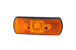 RS-266150 Horpol SJ LD 2216 - lampa gabarit led 122x44x16mm portocaliu cu suport de fixare marca horpol