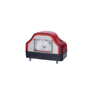 Lampa iluminare numar inmatriculare 0.25m cu led 96x46x57mm marcahorpol - Lampa numar dreptunghiulara 12V / 24V LED cu iluminare numar 96x46x57mm IP68 0.25m cablu inclus