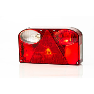 Lampa spate cu 7 functii bec incandescent 238x138x55mm fristom - Lampa spate  cu bec incandescent dreptunghiulara cu 7 functii, dimensiuni 238x138x55 mm