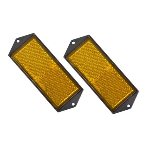 Reflectorizant lateral de culoare galbena banda autoadeziva marca carpoint - Reflectorizant  cu suport de fixare, culoare galbena, forma dreptunghiulara