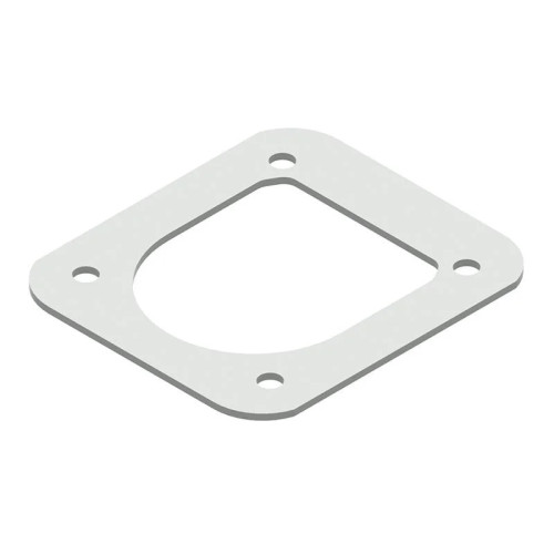 Placa pentru ochet ancorare podea 105x118x2.5 spp gauri de prindere 8mm - Placa de intarire SPP Otel zincat galvanic dimensiuni 105x118x2.5mm diametrul gaurii de prindere 8mm compatibilitate SPP UP-01