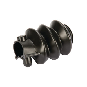 Burduf cauciuc 3 inele knott 145 / 55 / 55mm - Burduf KNOTT Ø55/55x145 KF/KR7,5-20 marca Knott lungime 145mm diametru interior intrare 55mm diametru interior iesire 55mm 3 noduri