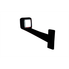 Lampa gabarit led alba, rosie cu suport de fixare marca horpol - Lampa gabarit  dreptunghiulara cu suport de fixare 12V / 24V LED lumina alba, rosie, coeficient impermeabilitate IP68 da, 0.6m cablu inclus