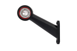 Horpol LD 726/L Lampa gabarit rotunda cu suport de fixare 12V / 24V LED lumina alba, rosie, coeficient impermeabilitate IP68 0.4m cablu inclus