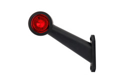 Horpol LD 726/P Lampa gabarit rotunda cu suport de fixare 12V / 24V LED lumina alba, rosie, coeficient impermeabilitate IP68 0.4m cablu inclus