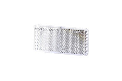 Horpol UO 29 Reflectorizant  cu suport de fixare, culoare alba, forma dreptunghiulara
