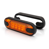 Lampă gabarit LED portocalie Horpol LD 3211 | IP68 | 84x27mm