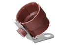Suport de fișă ProPlus PE-341206V01 | 7/13 pini | plastic/metal zincat | visiniu | pentru prize remorcă