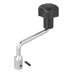 Maner pentru roata de manevra 60mm diametru ax 16mm lungime 110mm -