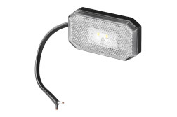Lampa de pozitie fata12/24v alb 80x44mm led